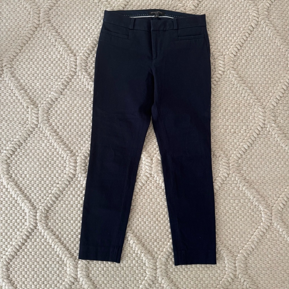 Banana Republic Navy Blue Slim Fit Pants size 2